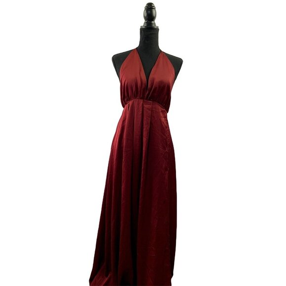 Shein Women's Halter Super Long Dress - Picture 2 of 6